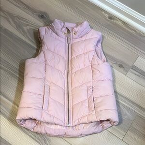 Girls H&M size 6-8years Pink Gold  Puffer Vest
